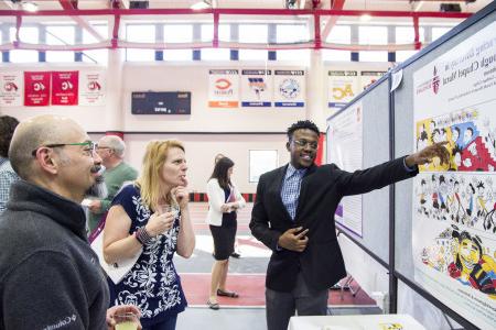 Students present their research at the 2019 Celebration of Scholars event.